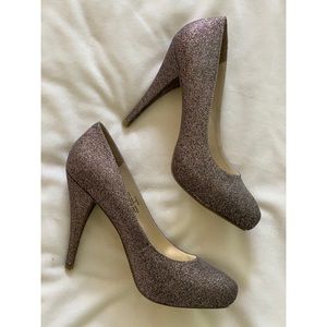 STEVE MADDEN Sparkle MultiColor Heels Worn Once!